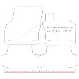 PMA Standard Tailored Car Mat - VW T-Roc 2017- - Non-Returnable