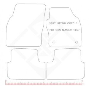 PMA Standard Tailored Car Mat - Seat Arona 2017- - Non-Returnable