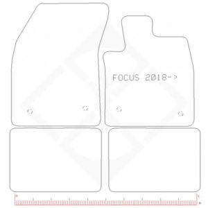 PMA Standard Tailored Car Mat - Ford Focus 2018-