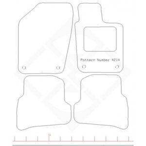 PMA Standard Tailored Car Mat - VW Polo 2009-2018 Alternative - Non-Returnable