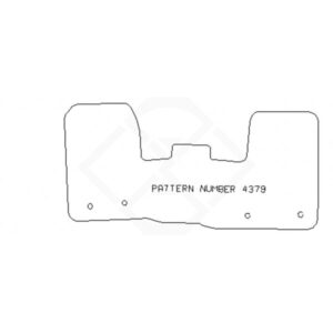 PMA Rubber Tailored Car Mat - Ford Transit Custom 2019- 1 Piece Front - Non-Returnable