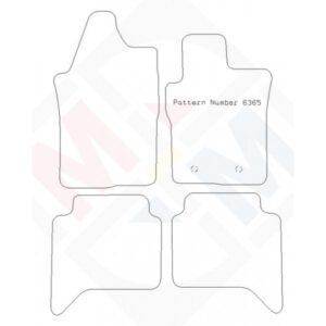 PMA Rubber Tailored Car Mat - Ford Ranger 2023- Wildtrak 2023- - Non-Returnable
