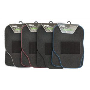 Universal Luxury Car Mats Set - 10 Pack Mixed Colours