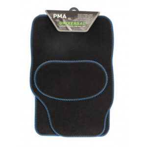 Universal Venice Car Mat Set - 4 Piece with Blue S Binding