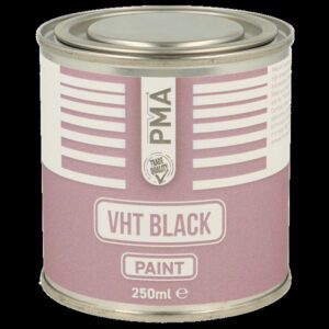 Very High Temperature Paint Black Brushcan 250ml