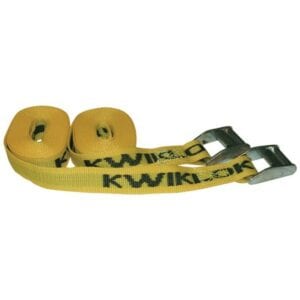 Kwiklok Tie Down Straps with Cam Buckle – 2.5m – Pack of 2
