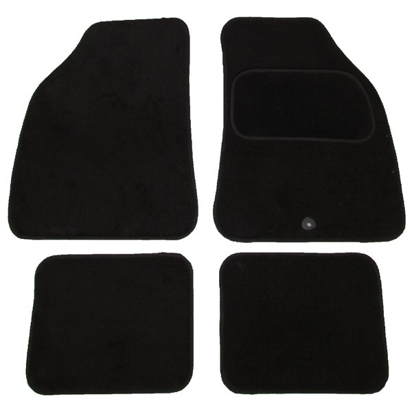 Premier Universal Mat Set – With Drivers Heel Pad – Black – 4 Piece