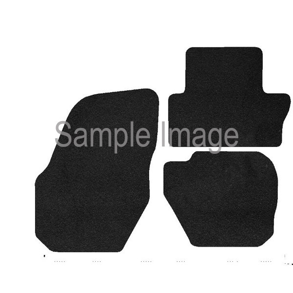 TAILORED RUBBER CAR MATS WITH BLACK TRIM 2182 VOLVO XC60 2008 ONWARDS