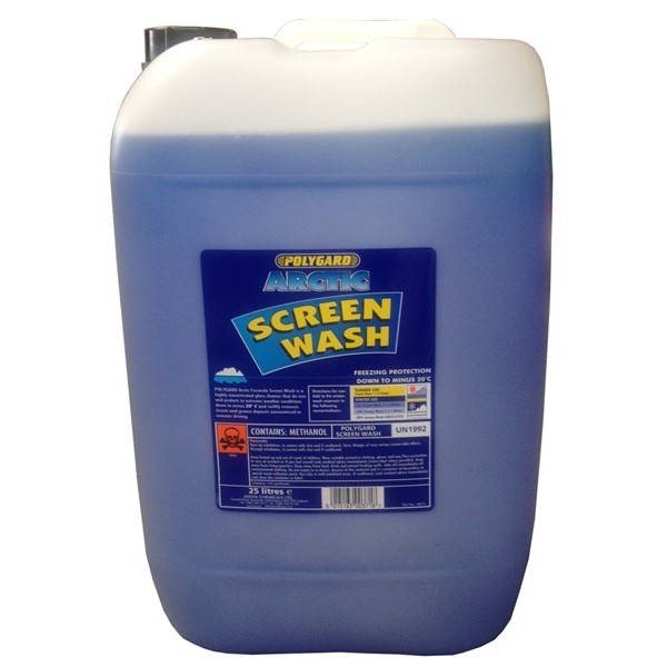 Arctic Screen Wash – Concentrated (-20C) – 25 Litre