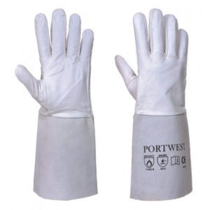Premium Tig Welding Gauntlets - Grey - X Large