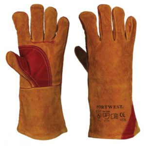 Reinforced Welding Gauntlets - Brown - X Large