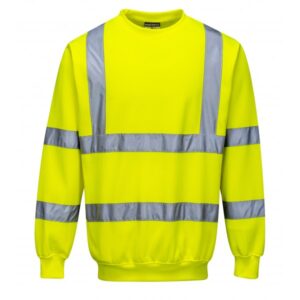 Hi-Vis Sweatshirt - Yellow - Small