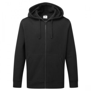 B312 - Zipped Hoodie Black