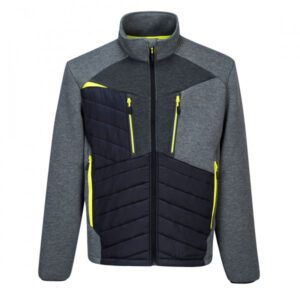 DX471 - DX4 Hybrid Baffle Jacket Metal Grey