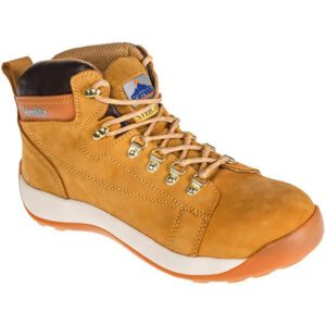 Mid-Cut Nubuck Boots - Honey - UK 10