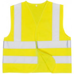 Junior Hi-Vis Vest - Yellow - Age 4 to 6