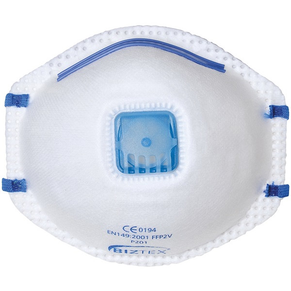 FFP2 Disposable Dust Mist Respirators - Valved - Pack of 10