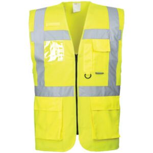 Berlin Executive Hi-Vis Vest - Yellow - Extra Large