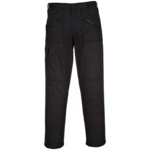 Action Trousers - Black - 42in. Waist (Short)