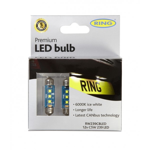 LED Bulb – 12V C5W 6000K-LED – Long Life