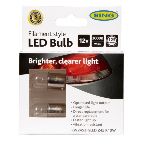 Filament Style LED – R10W 12V – 3000K