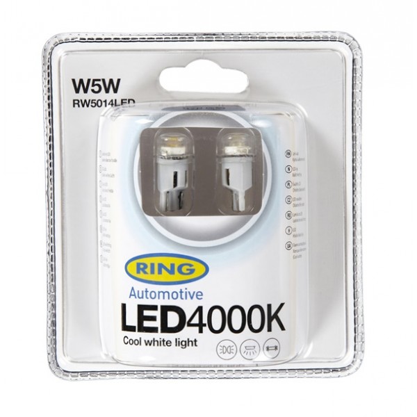 LED Bulb – 12V W5W 4000K-LED – White