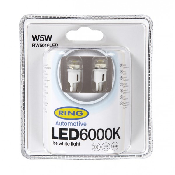 LED Bulb – 12V W5W 6000K-LED – White