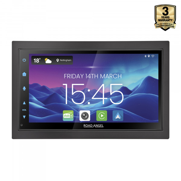 Road Angel RA-X622BT - Car Stereo With 7in. Touch Screen Display, Bluetooth, Wireless Android Auto & Apple Car Play