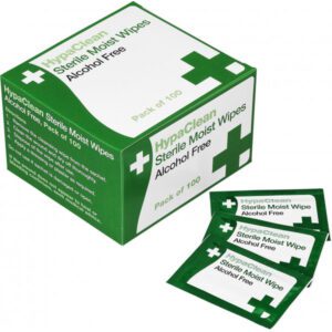 HypaClean Sterile Moist Wipes - Pack of 100