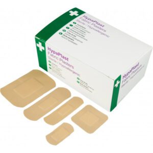 HypaPlast Assorted Fabric Plasters - Pack of 100