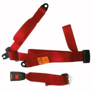 Seat Belt – Static Lap & Diagonal – Red