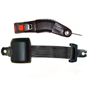 Seat Belt - Retracting Lap - Black