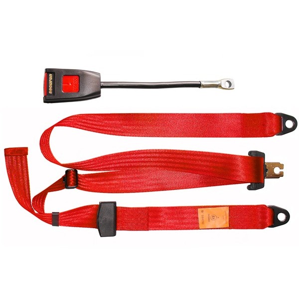 Seat Belt – Static Lap & Diagonal – Red