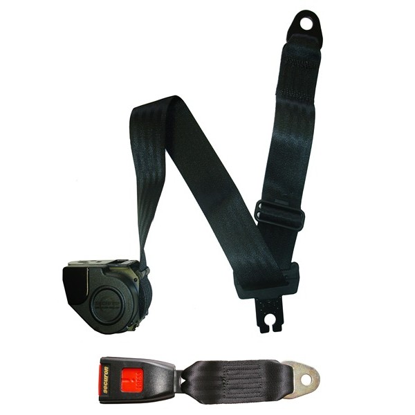 Seat Belt – Auto Lap & Diagonal – Black