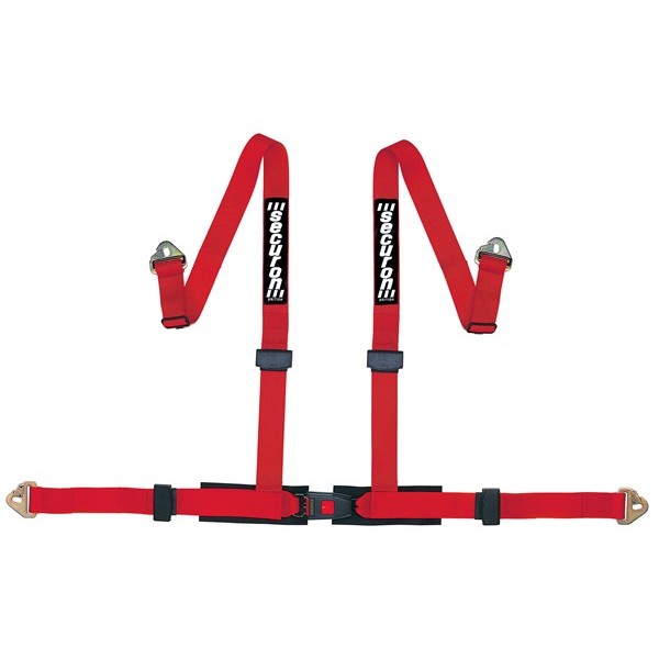 Harness – 4 Point & Snap Hooks – Red