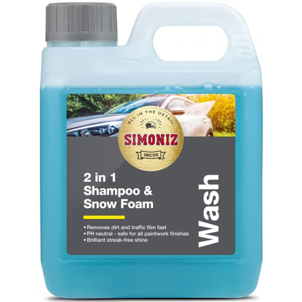 2 in 1 Shampoo & Snow Foam – 1 Litre