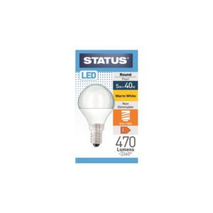 5.5W 40W 470 LUMENS- STATUS -LED ROUND