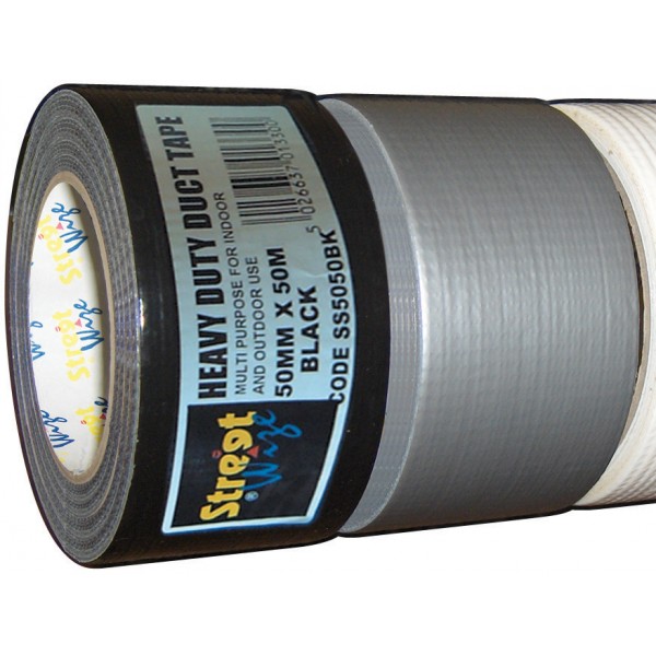 Duct Tape – Black – 50mm x 50m