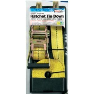 Ratchet Tie Down (J Hooks) – Heavy Duty – 35mm/5m