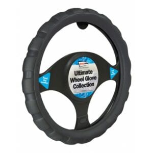 Steering Wheel Cover – Chunky Sports Grip – Black