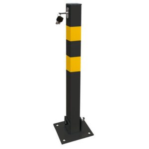 Folding Parking Post - Square Tube