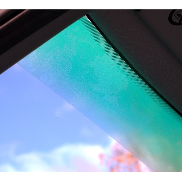 Carbon Fiber Look Sun Strip Universal Car Van Windscreen Sunstrip 140 X 21CM