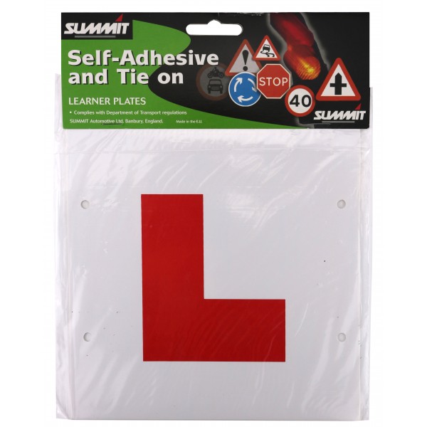 L Plates Self Adhesive Pair Car Smart