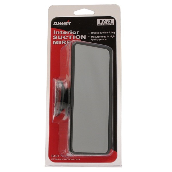 Rear View Suction Mirror – Tinted Glass – Large