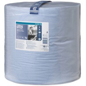 Tork 2 Ply Premium Heavy Duty Wiping Paper Blue 340m