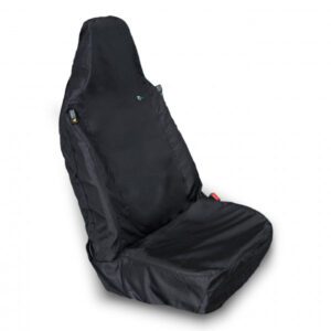 Universal Airbag Compatible Single Seat Cover - Black