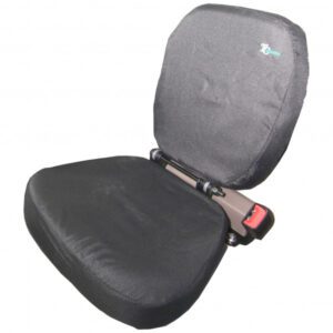 Tailored Folding Tractor Passenger Seat Cover - Black