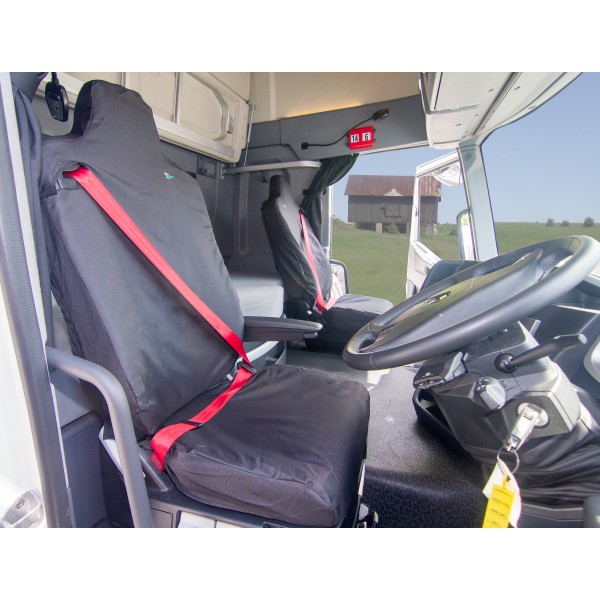 Truck Seat Cover – Driver – Black – Renault T, C & K Series
