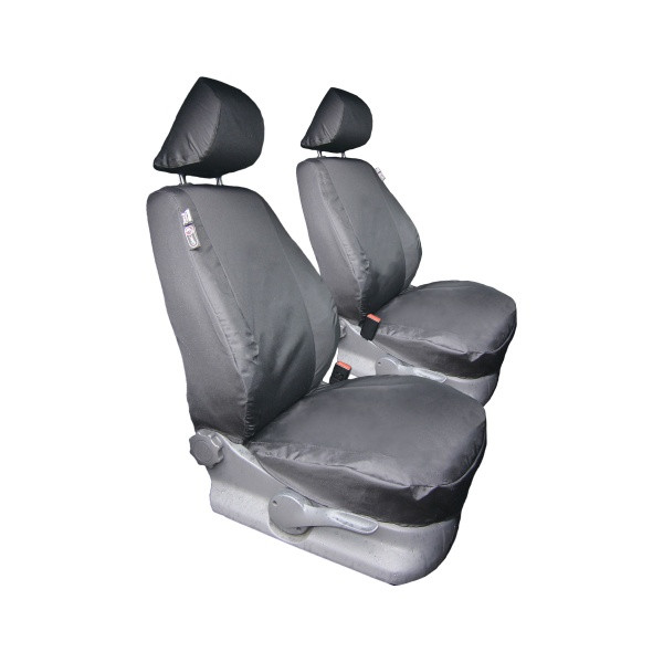 Car Seat Cover – Front Set – Black – Volkswagen Amarok (2010 – 2022)