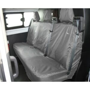Van Seat Cover  – Rear – Black – Ford Transit Custom Crew (Non-Folding) 2013/63 Onwards